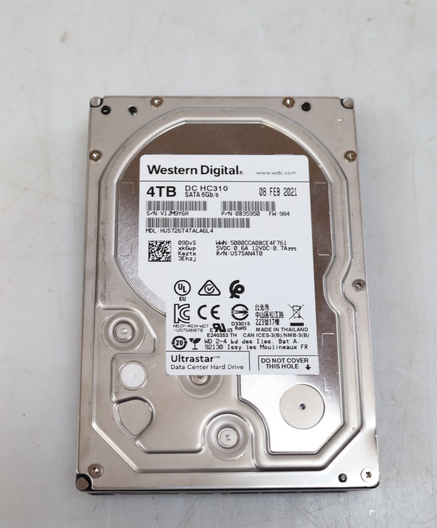 Western Digital HUS726T4TALA6L4 Ultrastar 4TB 3.5