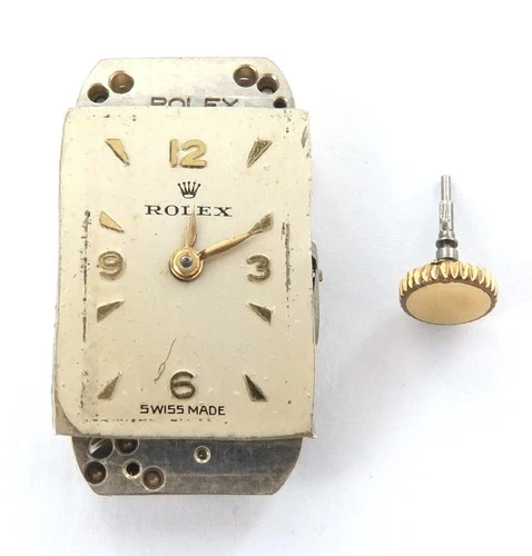 Vintage Rolex 15J Ladies Watch Movement & Dial.