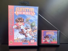 🔥Gunstar Heroes Sega Genesis - Cleaned Tested Works!