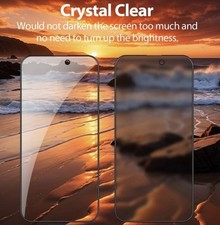 2 Pack For iPhone 17 16/15/14 Pro Max Anti Privacy Full Cover Screen Protector