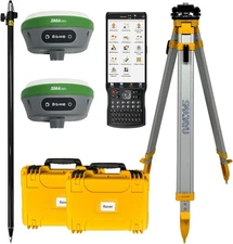 SMA26 Pro 4G RTK GNSS Receiver 1cm GPS Base Rover Colletcor Pole Tribrach Tripod