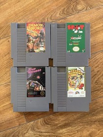 NES Game Lot. Rare. Prince Of Persia, Crash Test Dummies, Rainbow Islands