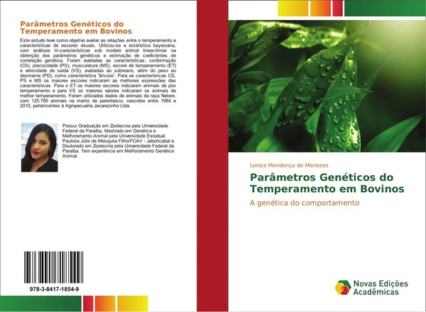Lenice MendonçA De Menezes | ParâMetros GenéTicos Do Temperamento Em Bovinos-image