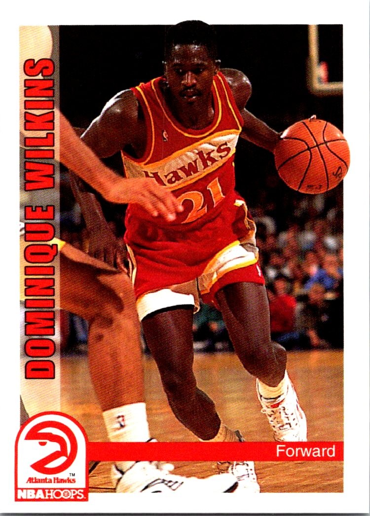 1992-93 Hoops #8 Dominique Wilkins