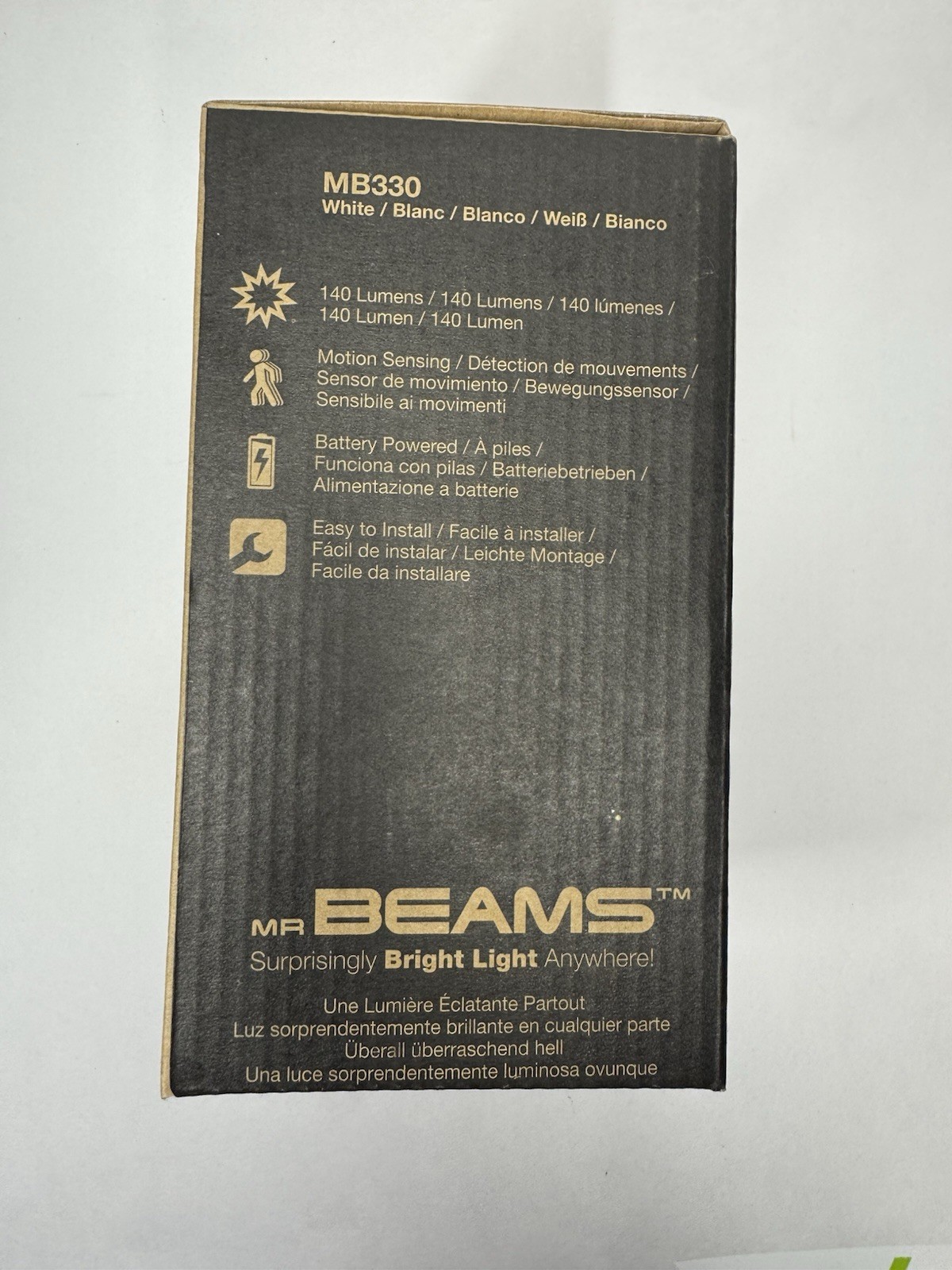 Mr.Beams MB330 140 Lumen Version Weatherproof Wireless Battery Powered Led 2Pack