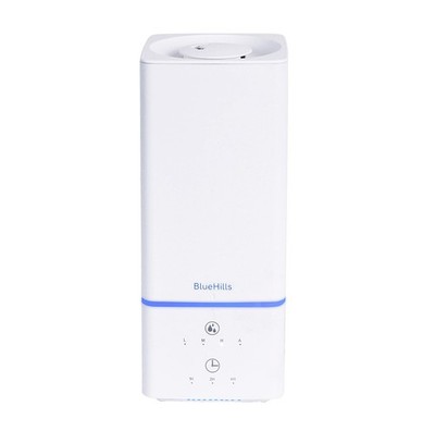 BlueHills 2000 ML Essential Oil Diffuser Humidifier Combo Square White Aroma