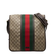 Gucci GG Supreme Sherry Line Crossbody Shoulder Bag 201444 Beige M... GZl1dkzi