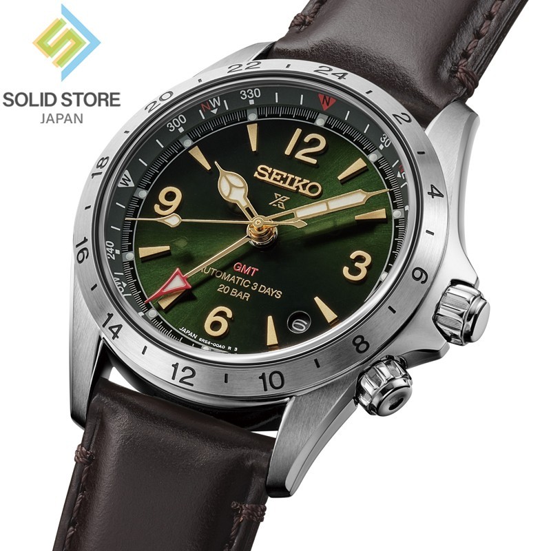 SEIKO アルピニストgmt SBEJ005 グリーン SEIKO PROSPEX Alpinist SBEJ005 GMT Mechanical Automatic Watch