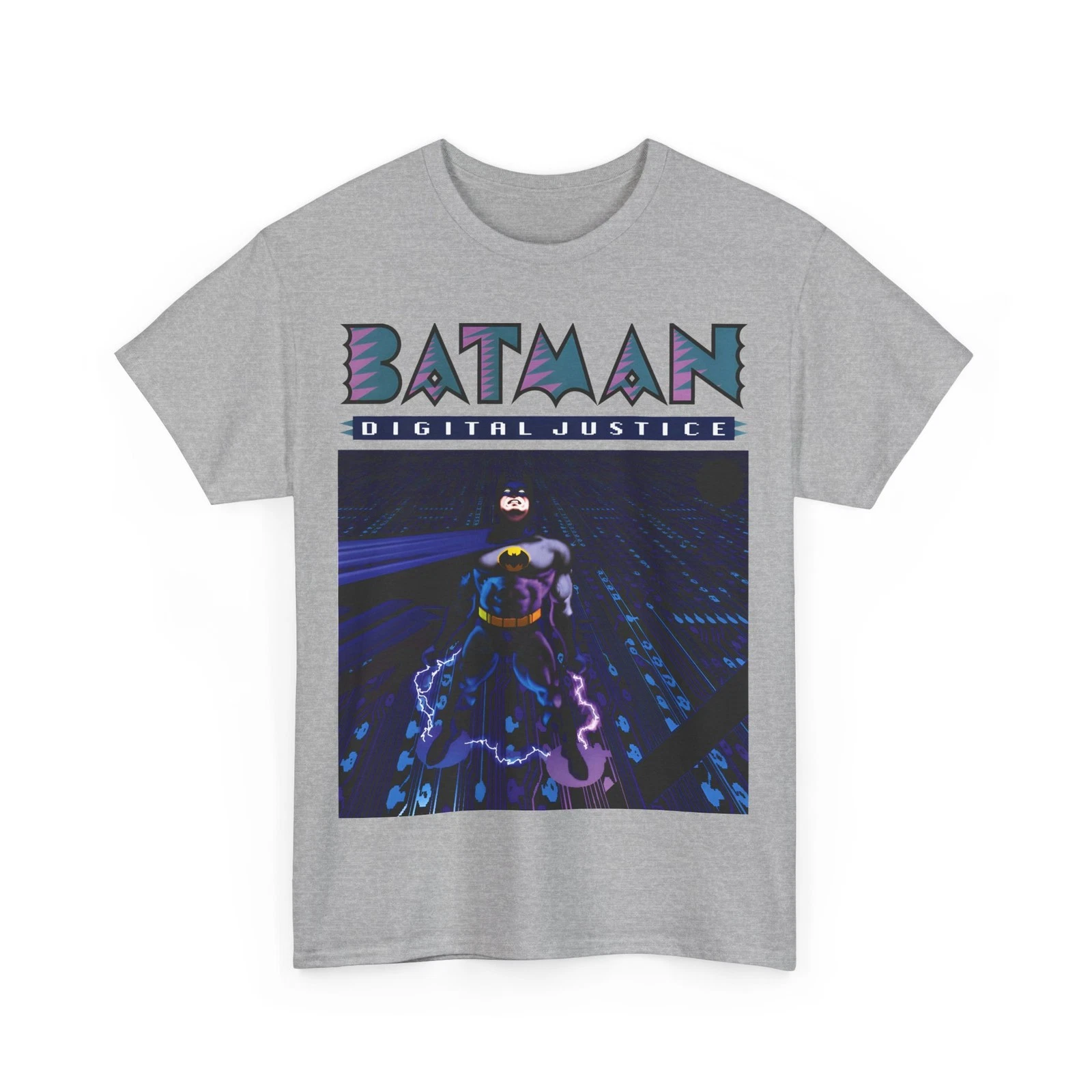 Batman Digital Justice T-Shirt - Pepe Moreno Computer Art - DC Comics