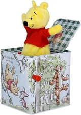 KIDS PREFERRED Disney Baby Winnie The Pooh Jack-in-The-Box - Musical Toy for... 