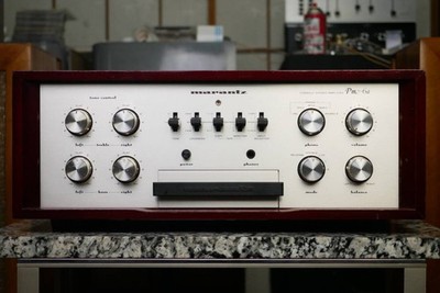 Marantz PM-6A Integrated Amplifier Excellent Condition Serviced w/ Wood Case