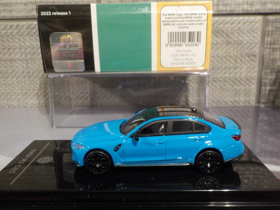 Paragon 1/64 BMW M3 G80 Miami Blue 2020 (High Quality) new para 64 - Image 2 of 4