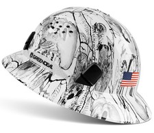 GREEN DEVIL Full Brim Hard Hat Vented Construction Safety Helmet OSHA Approved C