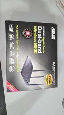 ASUS RT-N66R Dual-Band Wireless-N900 Gigabit Router 4 LAN USB 2.0 Black