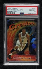 1997 Topps Finest Common Bronze Refractor Chauncey Billups PSA 10 GEM MT HOF 6m7