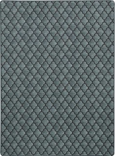 10x13 Milliken Green Geometric Grid Area Rug Essex II JADE - Aprx 10 9 x 13 2