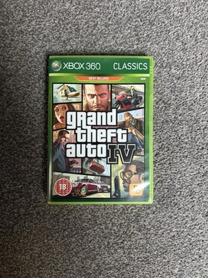 Grand Theft Auto IV Xbox 360 Game, Few Marks But Good Cond, Manual And Poster - Image 1 of 4