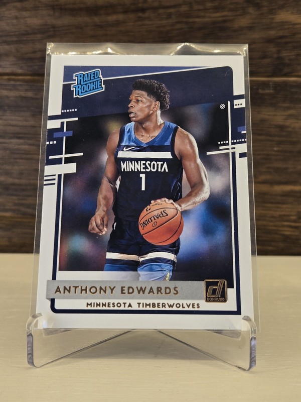 2020-21 Donruss #201 Anthony Edwards Rated Rookie RC Timberwolves