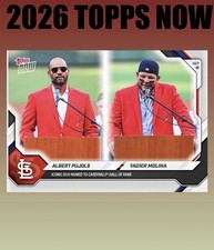  2026 Topps Now #666 PUJOLS/MOLINA Cardinals ...