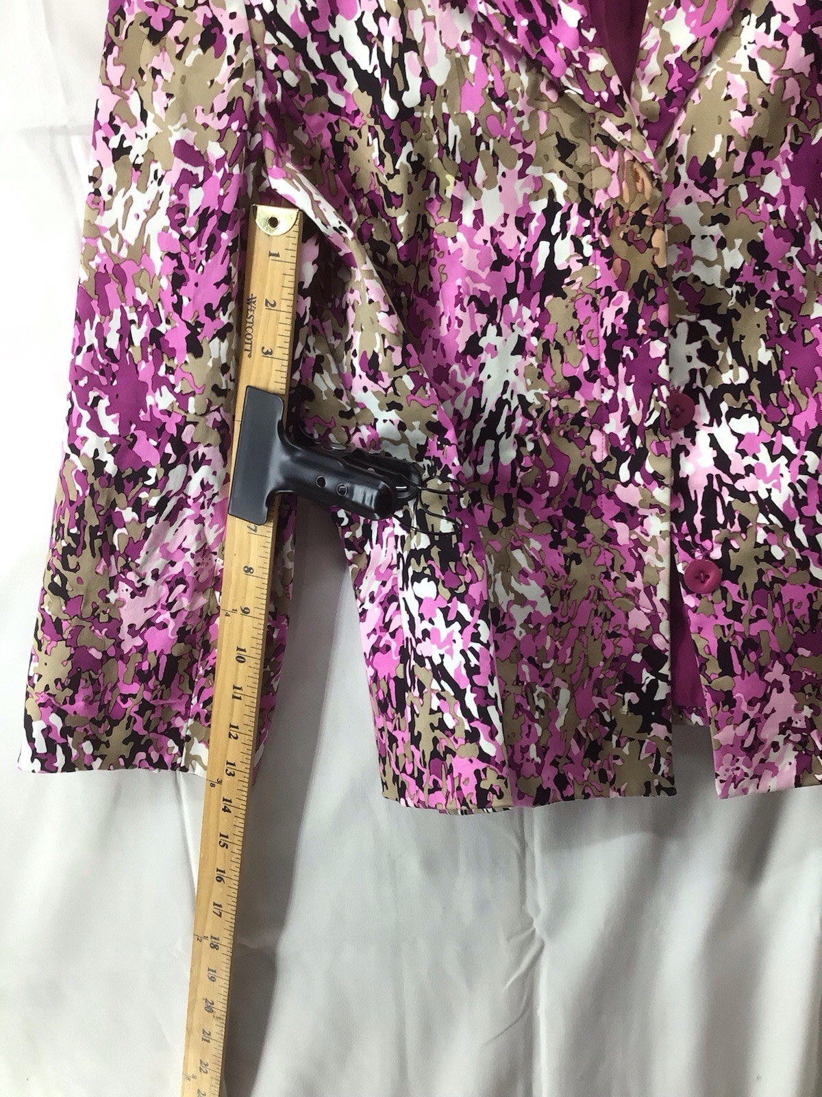 Ellen Tracy Multicolored Patterned Size 12 Blazer… - image 8
