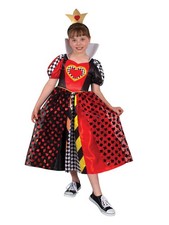 Queen of Hearts Deluxe Costume - Size 9-10 Years - Rubies