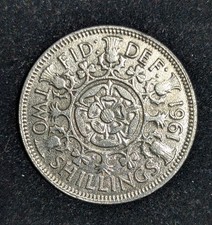 1961 Great Britain Two (2) Schilling Circulated KM# 906