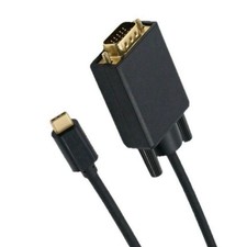 USB-C-auf-VGA-Adapter, Typ-C auf D-Sub 15-Polig, VGA-Konverterkabel für USB5967