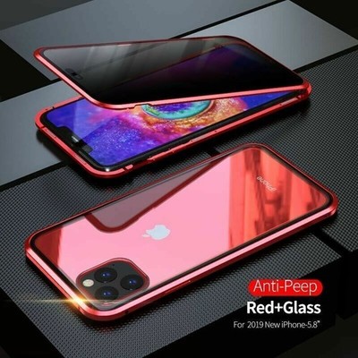 Anti Peep Magnetic Case Double Glass Cover For iPhone 16 Pro Max 15 14 13 12 11