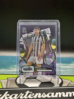 2024 TOPPS Crystal Premium Soccer Rookie /99 Card RC Lewis Miley Newcastle
