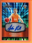 Justin Powell Autographs Holo-Lux Blue Mosaic Board /50 2021-22 Wild Card #ABC-A