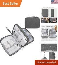 Electronic Organizer, Travel Tech Pouch Bag, Extra Large, Dark Grey  Wrist S...