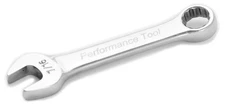 Performance Tool W30514 7/16 Inch Stubby Combo Wrench