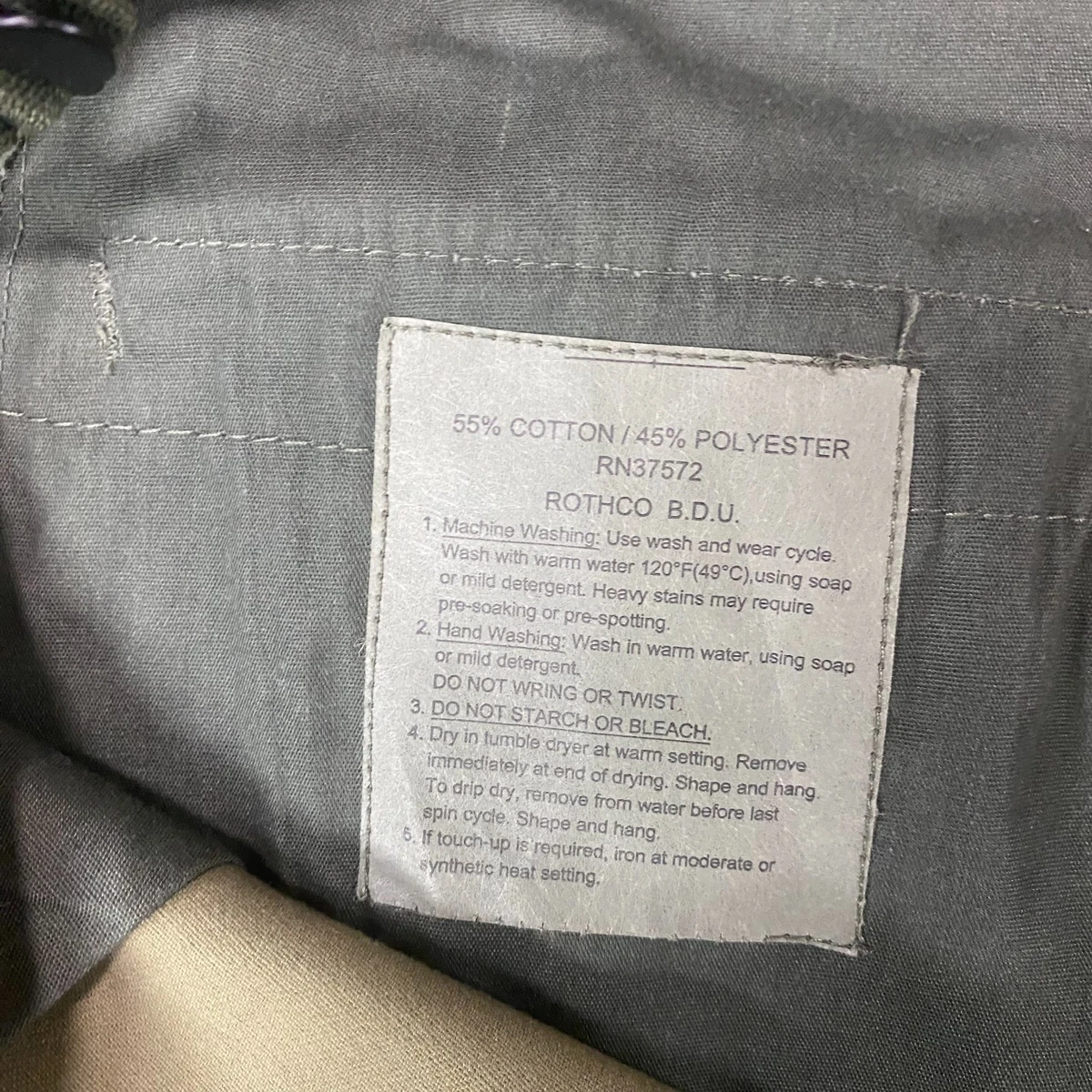 Pantalones Cortos de Carga Rothco Para Hombres Cintura 3XL 47-51 Bosque Camuflaje Militar BDU Combate Ejército