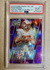 2016 Prizm Draft Picks - Philip Rivers - Purple Flash 1/1 PSA Auto!!!