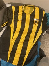 AEK Athens 2002 Home Football Shirt Size Large