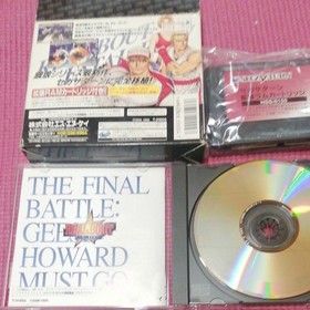 Real Bout Fatal Fury Sega Saturn with 1MB RAM Cartridge Japan used