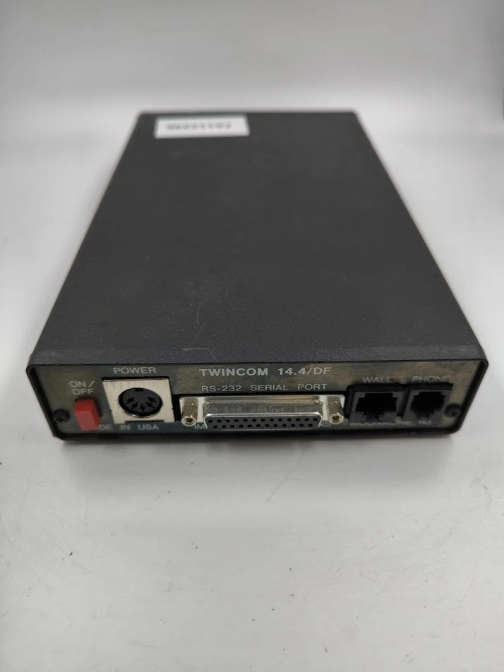 Twincom Image 14.400 Data Fax Modem - Used, Powers On, Cosmetic Wear - Image 4 of 4