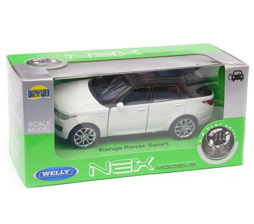 Range Rover Sport Coche Británico Modelo Blanco Juguete Diecast Escala 1:34-1:39 Welly - Imagen 6 de 6