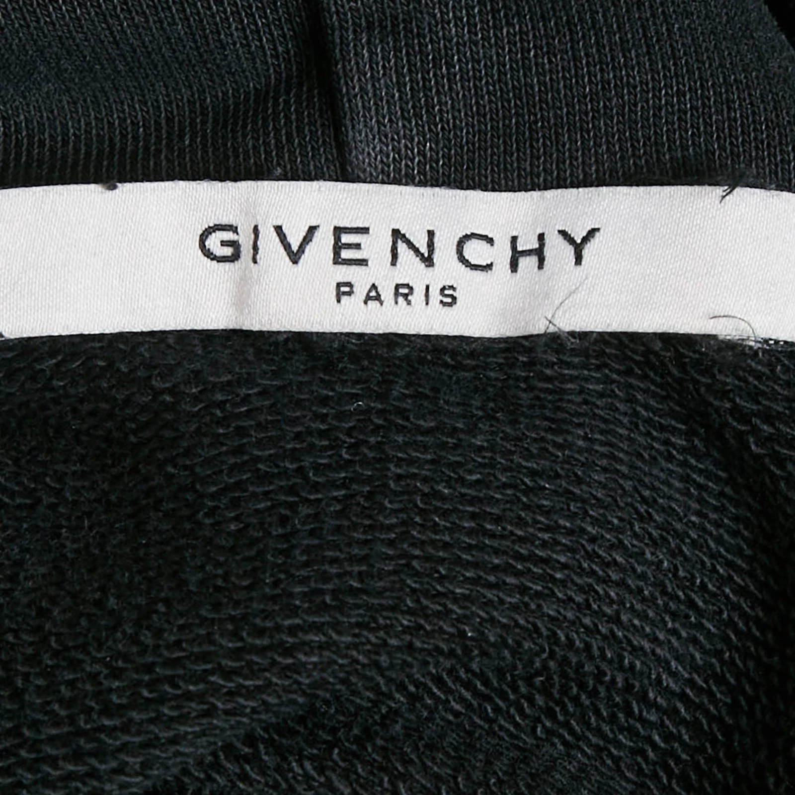 Givenchy Felpa con Cappuccio Grigio Sbiadito Cotone Invecchiato M