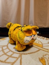 1978-1981 Vintage Garfield Approx 12" Cat Standing Plush Fun Farm Dakin United