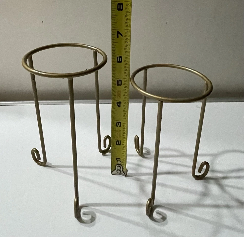 JUEGO DE 2 SOPORTES VOTIVOS DE VIDRIO ESMERILADO ALYSSA SOPORTE DORADO DECORACIÓN POPURRÍ Foto 2 de 3