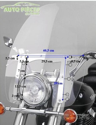 Pare brise bulle MALOSSI HONDA Forza 125 4T fumé maxiscooter NEUF screen 4517067