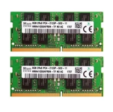 Hynix 16GB (2X8GB) DDR4 2133MHz PC4-17000 2RX8 SODIMM  Memory Ram HMA41GS6AFR8N