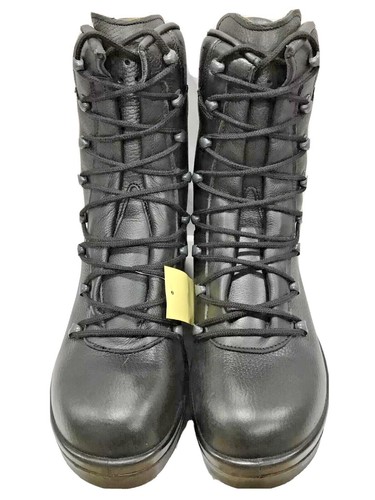 NEW German Army Para Boots Genuine Military Surplus Combat Leather Black - Picture 2 of 8
