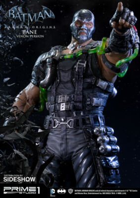 SIDESHOW EXCLUSIVE ORIGINS BANE VENOM BATMAN ARKHAM Prime1Studio