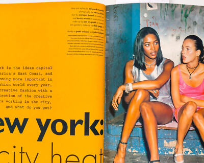 NAOMI CAMPBELL Kate Moss TIMOTHY LEARY i-D MAGAZINE August 1994