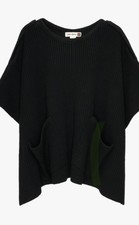 Zara Srpls Exclusive Knot Poncho In Black. Bnwt Rrp £149.99