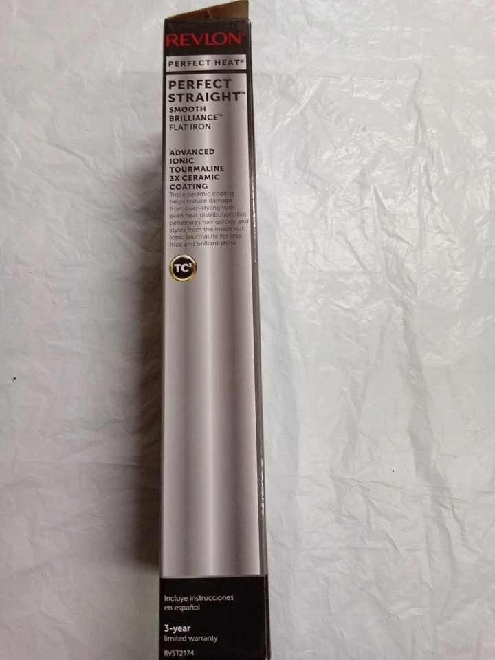 REVLON Flat Iron 4X Straighter (BLACK) 1" Inch Plates - Image 2 of 4