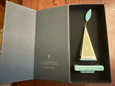 Tea Forte Lusso Platinum PLATED TEA INFUSER with Turquoise Tray BRAND NEW IN BOX