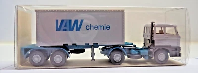 Wiking 20526  Container-Sattelzug " VAW Chemie" 1:87 H0 OVP - Bild 1 von 2